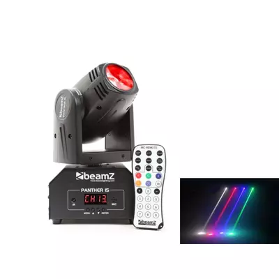 BeamZ Panther 15 DMX robotlámpa Beam 1x10W RGBW CREE LED