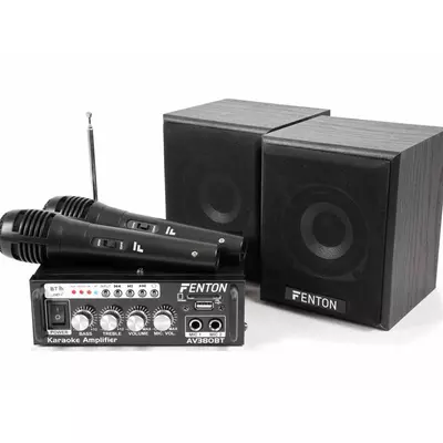 Fenton AV-380BT USB/SD/BT karaoke hangfal szett 2x40W