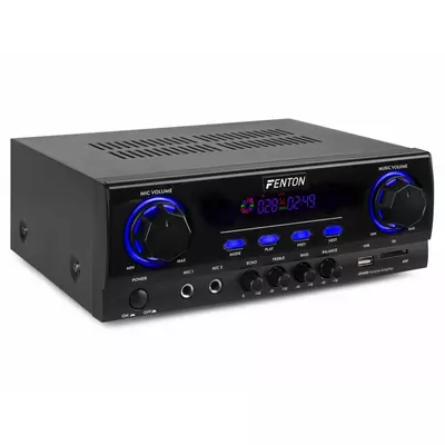 Fenton AV440 - KARAOKE Erősítő és MÉDIALEJÁTSZÓ BT/USB/SD csatlakozással (2x200W)