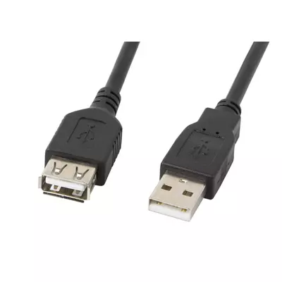 LANBERG USB-A(M)->USB-B(M) 2.0 kábel 1.8M fekete