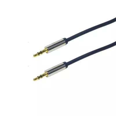Logilink audió kábel 3.5 mm Sztereó M/M egyenes, 3 m, kék