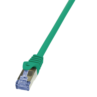 LogiLink Patch kábel PrimeLine, Cat.6A, S/FTP, zöld, 10 m