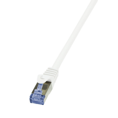 Logilink Patch kábel PrimeLine, Cat.7 kábel, S/FTP, fehér, 0,25 m