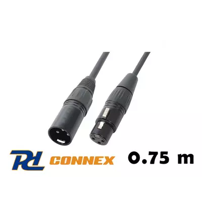 PD Connex CX100-0,75 DMX kábel (XLR mama - XLR papa) - (0,75 m)