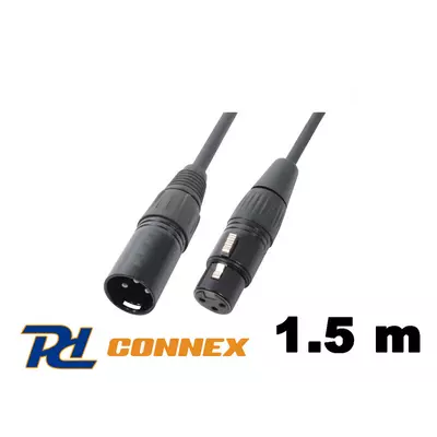 PD Connex CX100-1,5 DMX kábel (XLR mama - XLR papa) - (1,5 m)