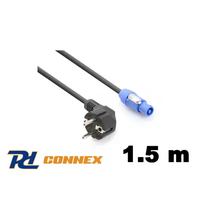 PD Connex CX12-1,5m PRÉMIUM PowerCon Tápkábel (Schuko-PowerConA)