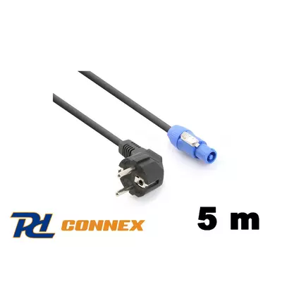 PD Connex CX12-5m PRÉMIUM PowerCon Tápkábel (Schuko-PowerConA)