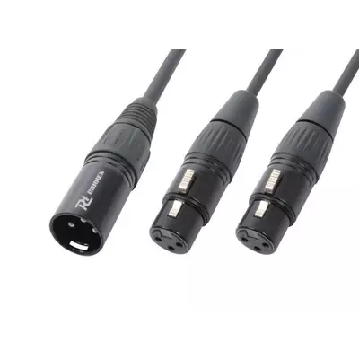 PD Connex CX142-0,5 jelkábel, Y-Kábel, splitter (1x XLR papa - 2x XLR mama) - (0,5 m)