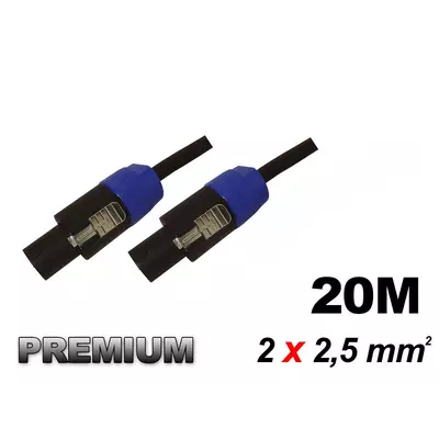 PD Connex CX26-20m Prémium hangfalkábel (Speakon - Speakon) (2x2,5 mm2)