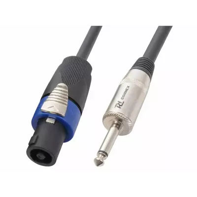 PD Connex CX27-10m Prémium hangfalkábel (Speakon - 6,3 mm Jack) (2x1,5 mm2) + tépőzár