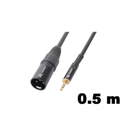 PD Connex CX47-0,5 sztereo jelkábel (3,5 mm Sztereo Jack - XLR papa) - (0,5 m)