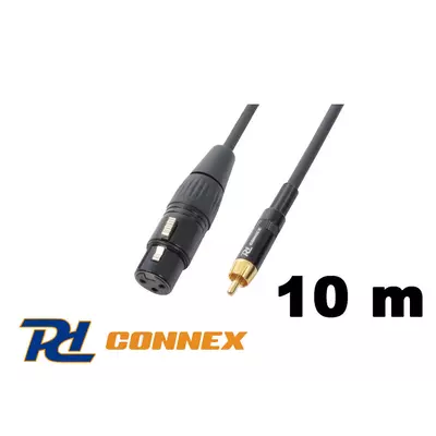 PD Connex CX54-10 jelkábel (RCA - XLR mama) - (10 m)