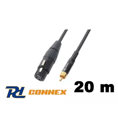 PD Connex CX54-20 jelkábel (RCA - XLR mama) - (20 m)