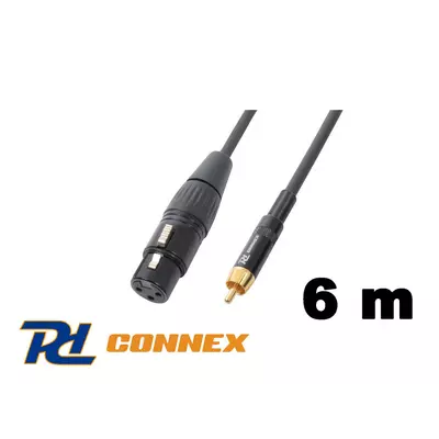 PD Connex CX54-6 jelkábel (RCA - XLR mama) - (6 m)