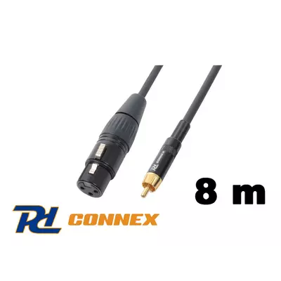 PD Connex CX54-8 jelkábel (RCA - XLR mama) - (8 m)