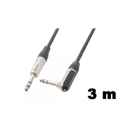 PD Connex CX78-3 sztereo jelkábel  (6,3 mm Jack pipa - 6,3 mm Jack) - (3 m)