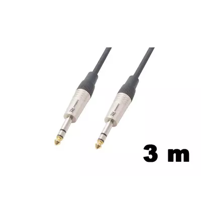 PD Connex CX80-3 sztereo jelkábel  (6,3 mm Jack - 6,3 mm Jack) - (3 m)