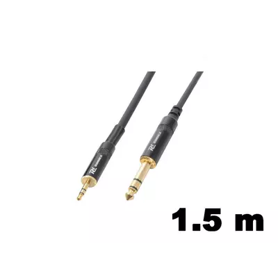 PD Connex CX82-1,5 sztereo jelkábel (3,5 mm Jack - 6,3 mm Jack) - (1,5 m)