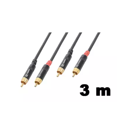 PD Connex CX94-3 sztereo jelkábel (2x RCA - 2x RCA) - (3 m)