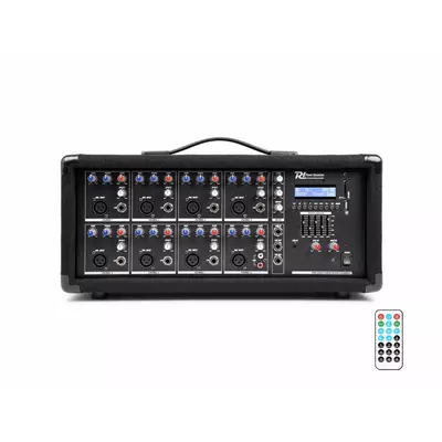 Power Dynamics PDM-C805A, 2x150W, 8 csatornás keverőerősítő (MP3 + Bluetooth) + EFFEKT