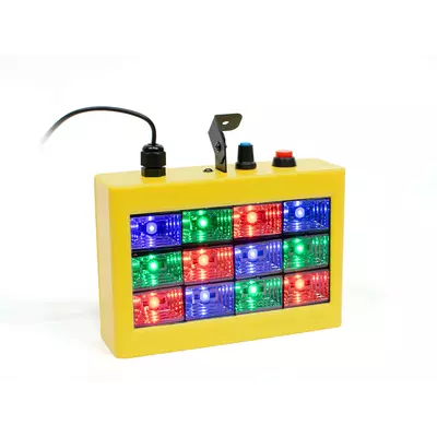 ReVoLuTioN ST-12Y RGB LED stroboszkóp + HANGVEZÉRLÉS