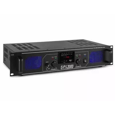 SkyTec SPL2000EQ végfok erősítő 2x500W + Equalizer