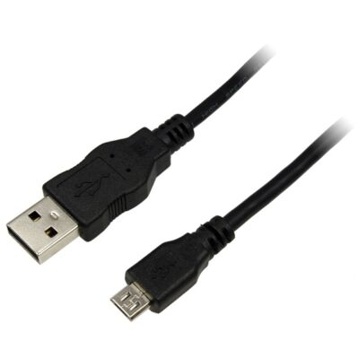 LogiLink USB 2.0 A - Micro USB-B  kábel, 0.6 m