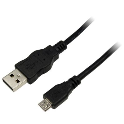 LogiLink USB 2.0 A - Micro USB-B  kábel, 1.0 m