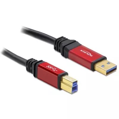 Delock USB 3.0-A > B apa / apa, 3 m prémium kábel