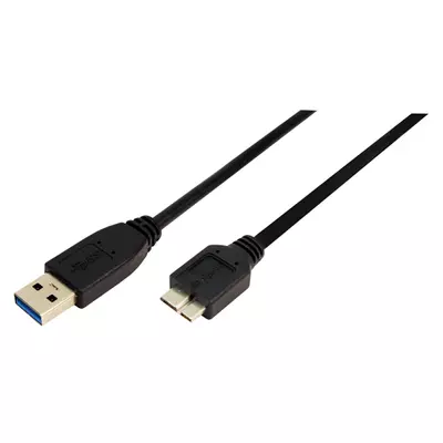 LogiLink USB 3.0 csatlakozó kábel A->B Micro 2x apa 0.6 m