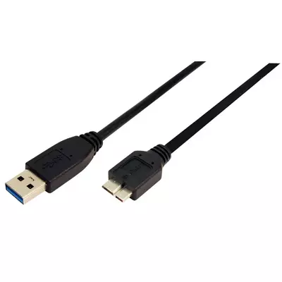 LogiLink USB 3.0 csatlakozó kábel A->B Micro 2x male 3.00 méter