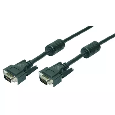 LogiLink VGA Cable, 2x male, black, 1,8m