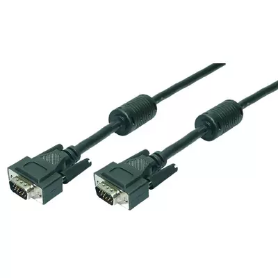 LogiLink VGA Cable, 2x male, black, 3m