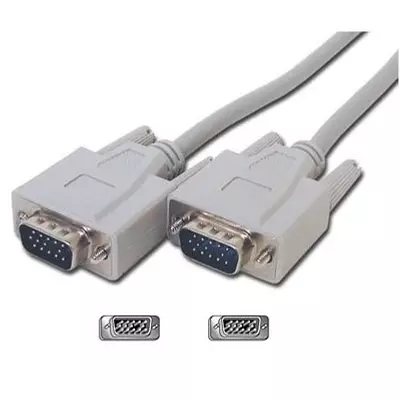 LogiLink VGA kábel, 2x apa, szürke,3M