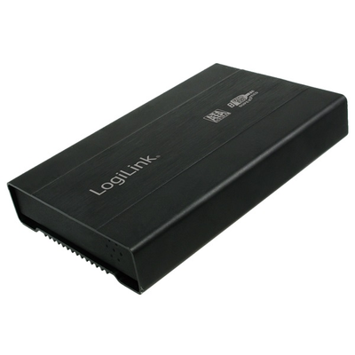 LogiLink Szuper gyors USB 3.0 alumínium HDD ház, 2,5" SATA HDD-hez, fekete