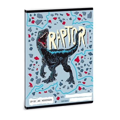 Ars Una: Raptor négyzethálós füzet A/5 27-32