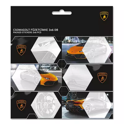 Ars Una: Lamborghini csomagolt füzetcímke (3x6db)