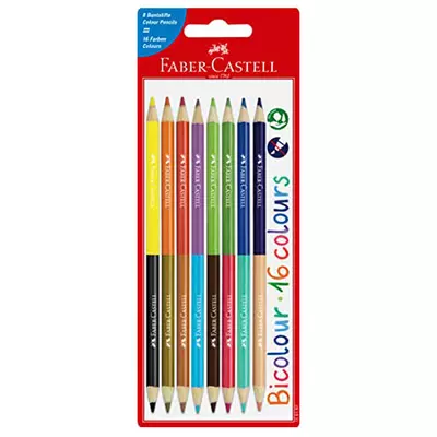 Faber-Castell: Bicolor színes ceruza szett 8db-os