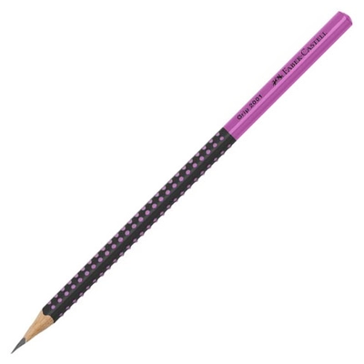 Faber-Castell: Grip 2001 grafit ceruza HB fekete-rózsaszín