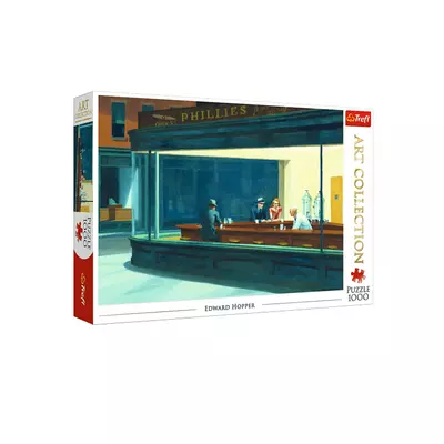 Art Collection: Edward-Hopper - Nighthawks 1000 db-os puzzle - Trefl