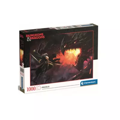 Dungeons & Dragons: Fekete sárkány HQC 1000db-os puzzle - Clementoni