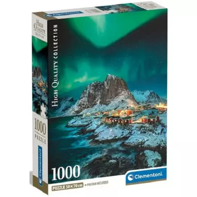 Lofoten szigetek HQC 1000db-os puzzle poszterrel - Clementoni
