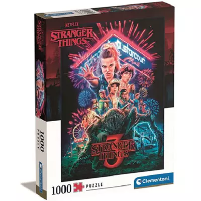 Stranger Things 3. évad 1000db-os puzzle - Clementoni