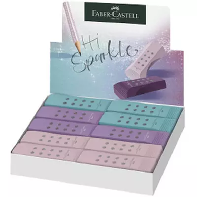 Faber-Castell: RollOn Sparkle pvc mentes radír többféle színben 1db