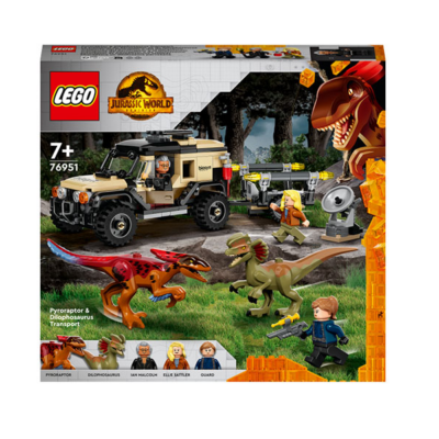 LEGO® Jurassic World™: Pyroraptor és Dilophosaurus szállítás™ (76951)