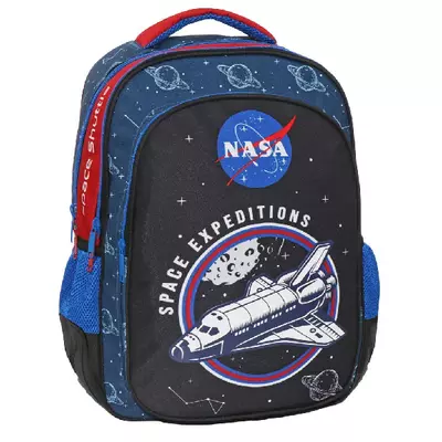 NASA Space Expeditions háromrekeszes iskolatáska, hátizsák 33x18x43cm