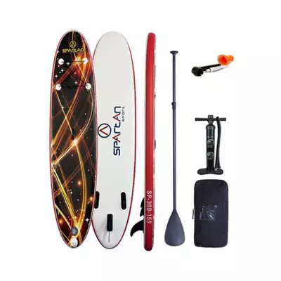 Fekete Solar SP-320 SUP Stand Up Paddle készlet 320cm-es - Spartan