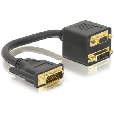Delock adapter DVI29 apa > DVI29 + VGA anya