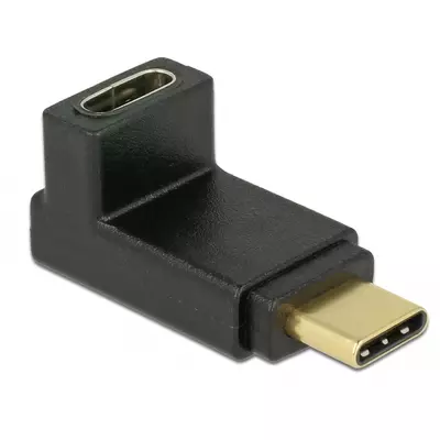 Delock Adapter USB 10 Gbps (USB 3.1 Gen 2) USB Type-C csatlakozó > csatlakozó ívelt felfelé / lefelé