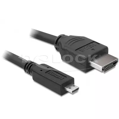 Delock High Speed HDMI Ethernet kábel A/D - A apa/apa 1,0m